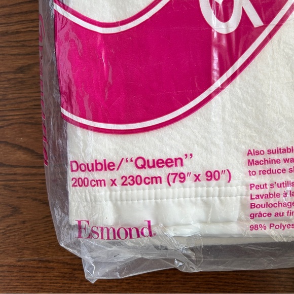 Vintage Granada Double/Queen Cream Blanket by Esmond w/ Permanap Finish Canada - Picture 2 of 6